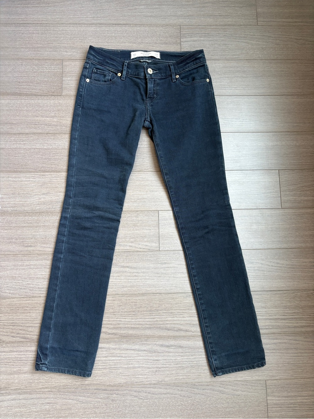 Abercrombie & Fitch Women's Erin Dark Blue Slim Jeans (size 00 short/24)